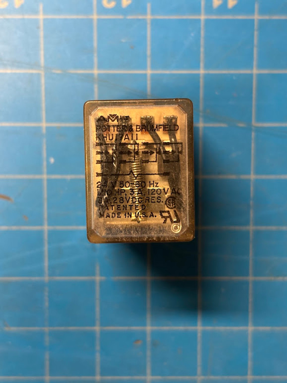 Potter & Brumfield 120VAC Relay KHU17A11