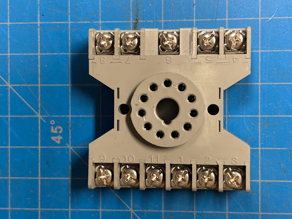 Potter & Brumfield 10A 300VAC Relay Socket Base 27E892