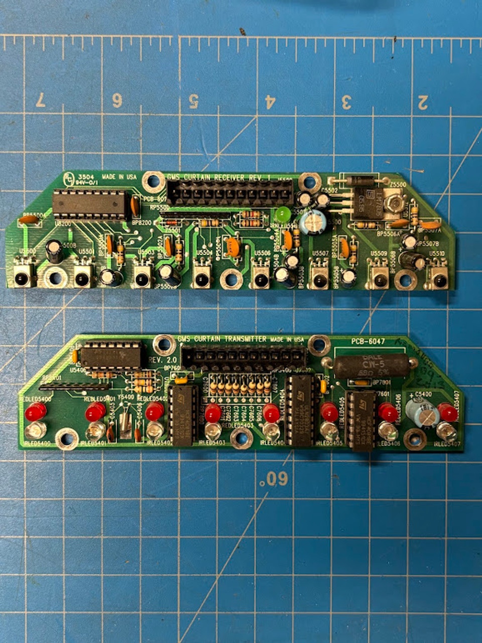 Prism Left/Right Safety Beam Set Receiver and Transmitter PCB-6047