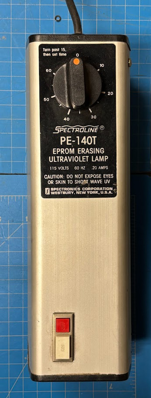Spectroline 20A 115V Eprom Erasing Ultraviolet Lamp PE-140T
