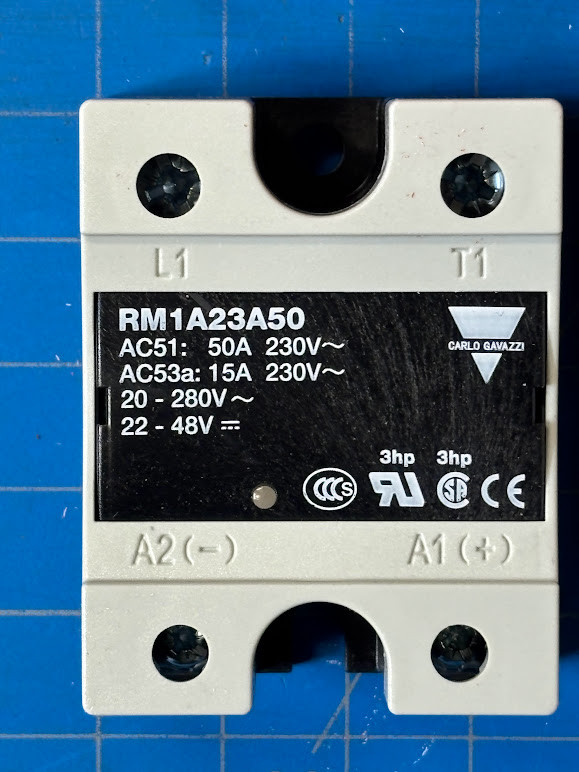 Carlo Gavazzi 50A 230V Solid State Relay RM1A23A50