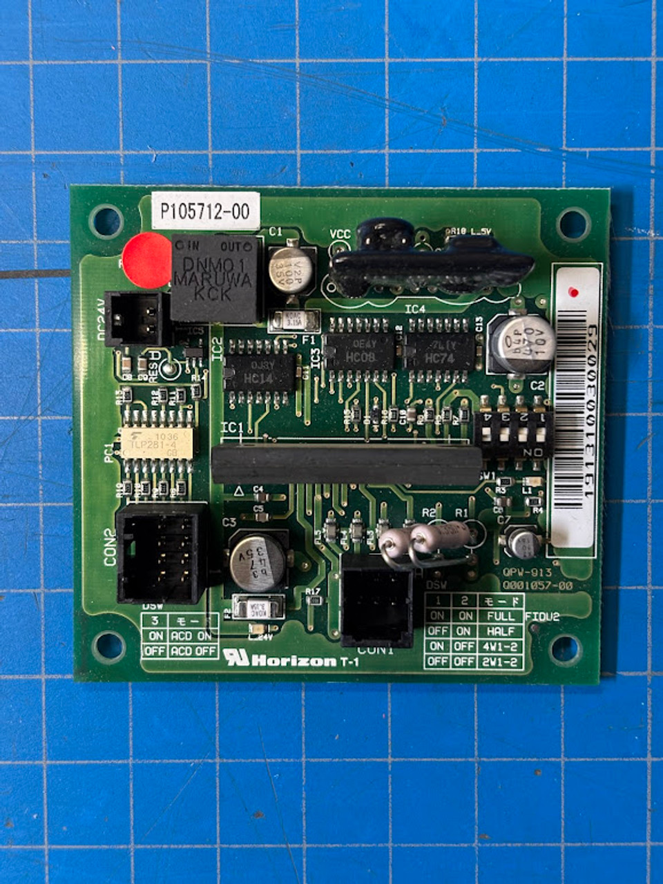 Horizon Buckle Folder AF-566F Buckle Automation Control PCB QPW-913