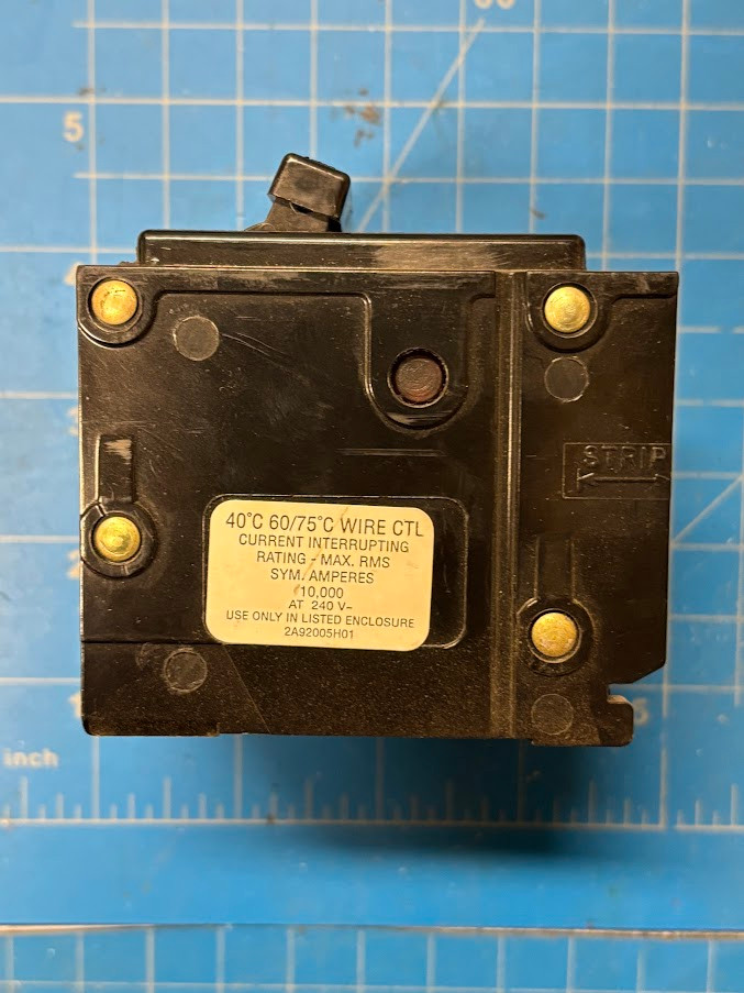 Cutler Hammer 3 Pole 240V 60A Circuit Breaker BR360