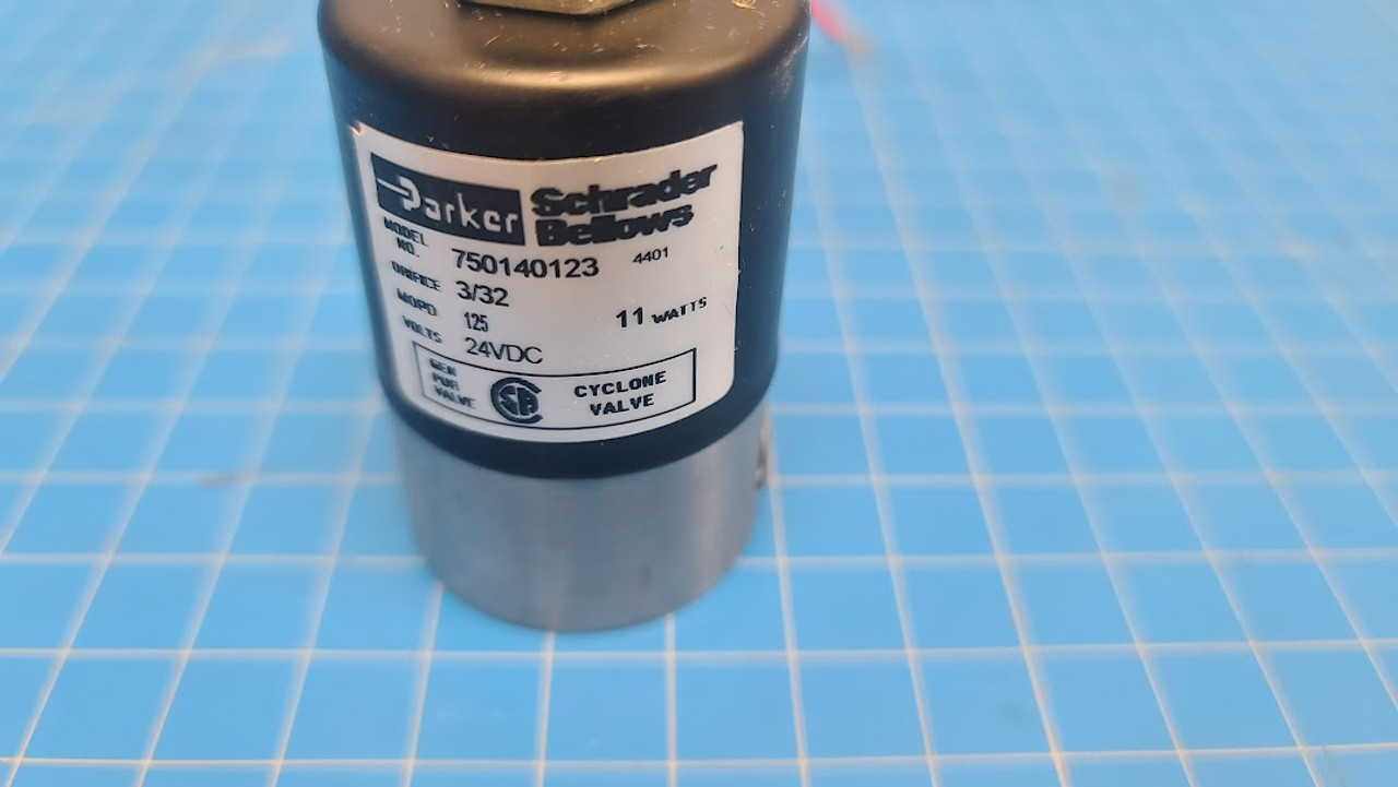Parker 3 Way NC 24VDC 11W 3/32 Valve 744140123