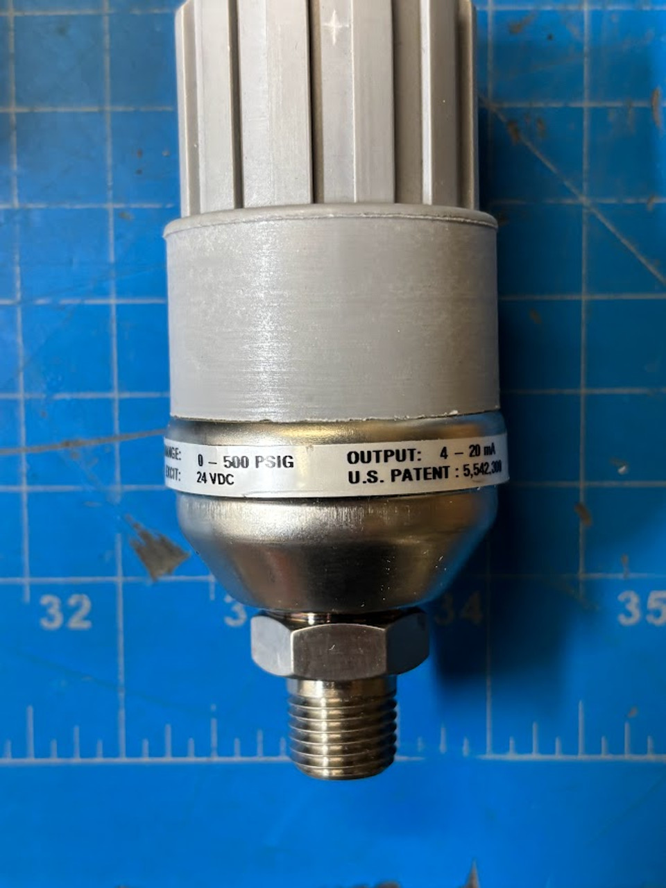 Setra Model 209 24VDC 500PSIG Industrial Pressure Transducer 2091500PG2M11A1