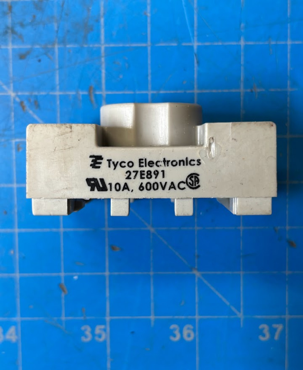 Tyco Electronics 10A 600VAC Relay Base 27E891