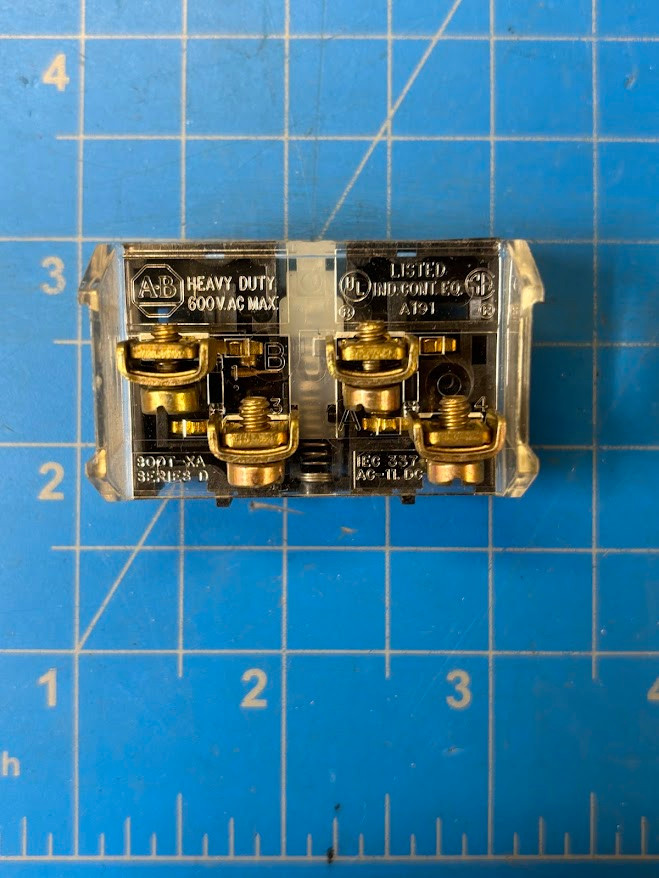 Allen Bradley Series D Contact Block 800T-XA