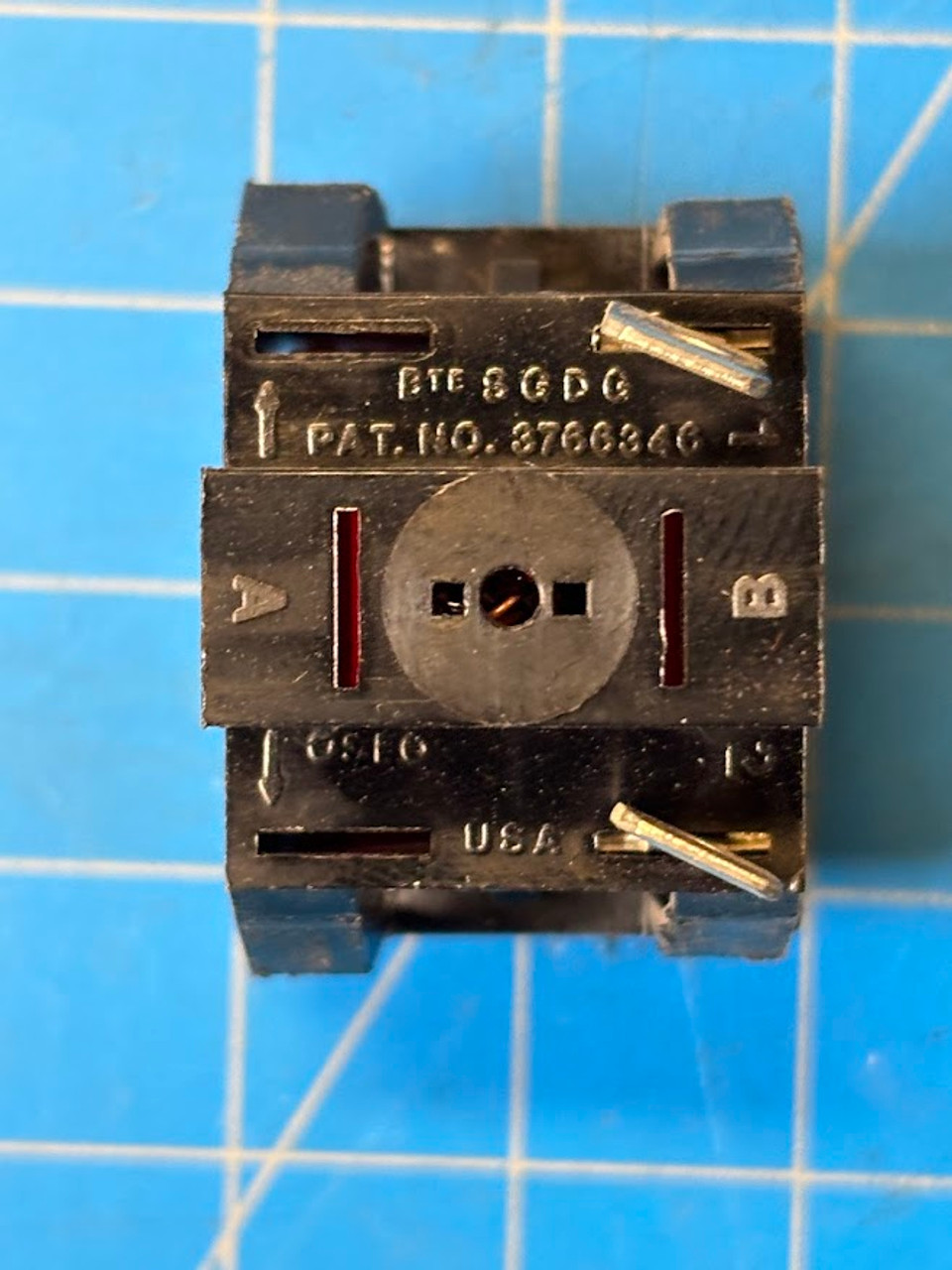 Oslo Controls 10A 250VAC Red Fault Push Button