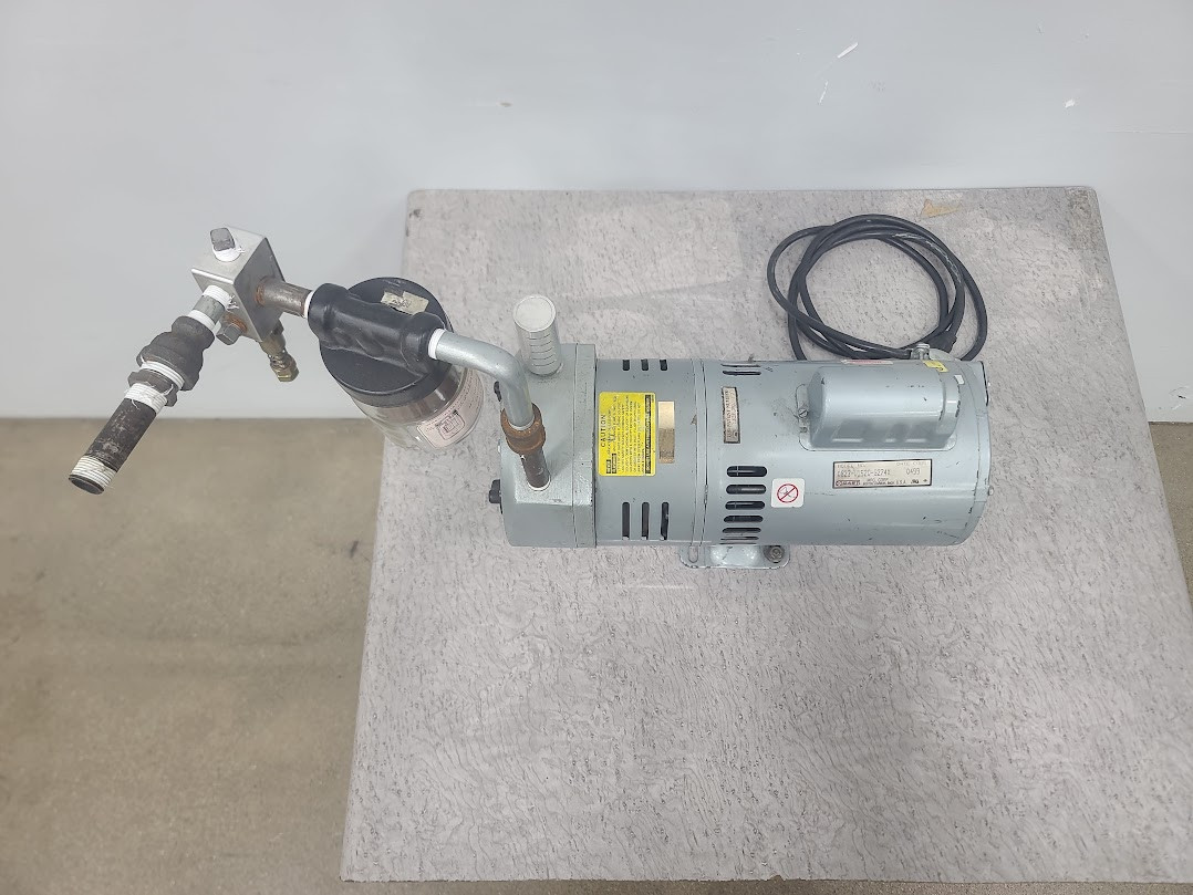 Gast .75HP 1725RPM 10PSI 115/230V Rotary Vane Air Pump 0823-V152Q-G274X