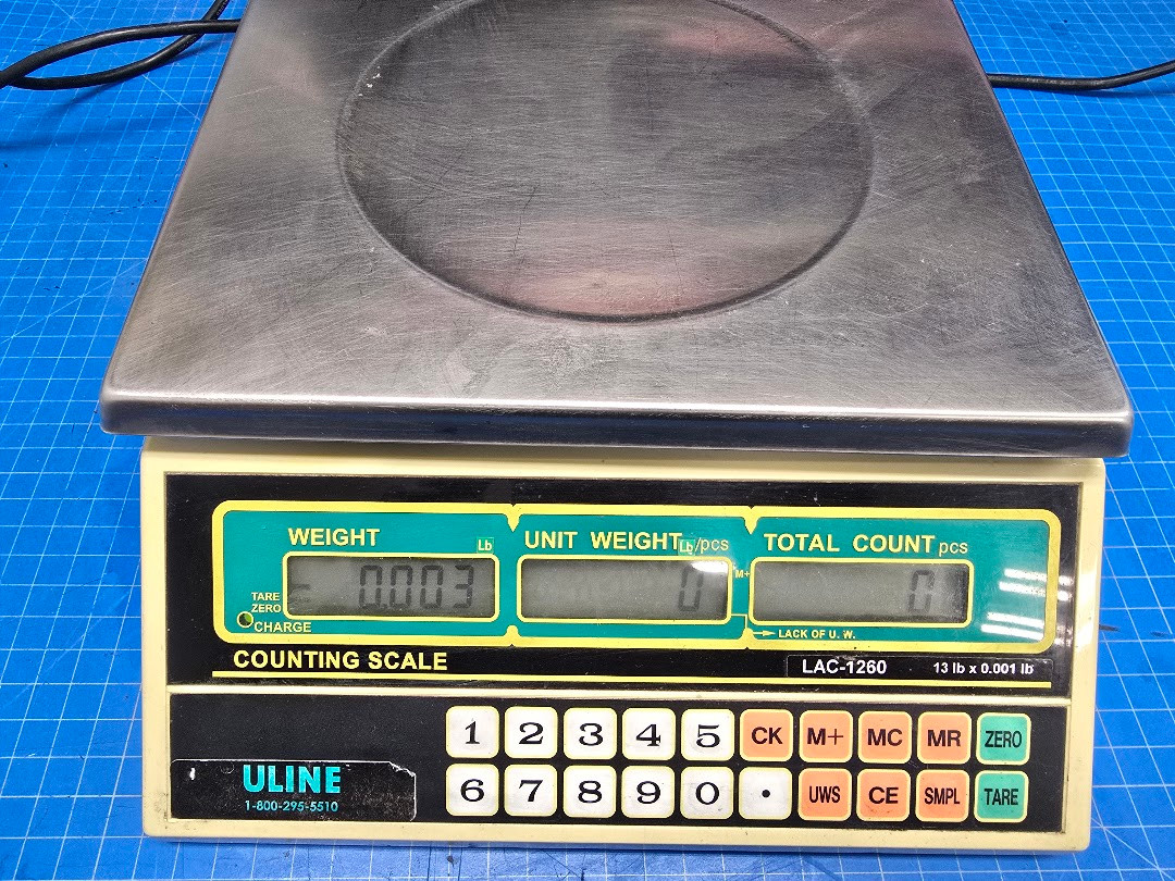 Uline 13lb x .001lb Couting Scale LAC-1260