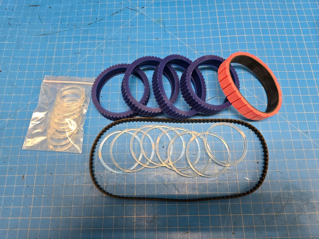 Reliant 1500 Streamfeeder Blue Urethane Belt Kit Blue Belt