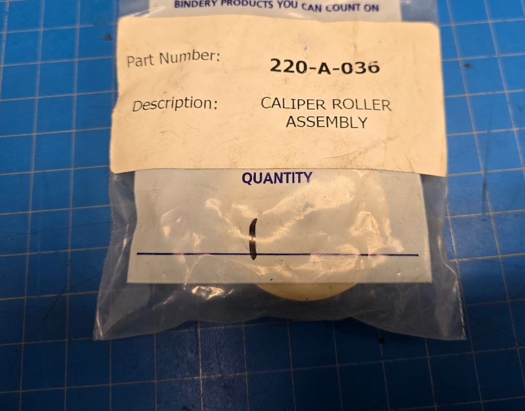 Rosback Caliper Roller Assembly 220-A-036