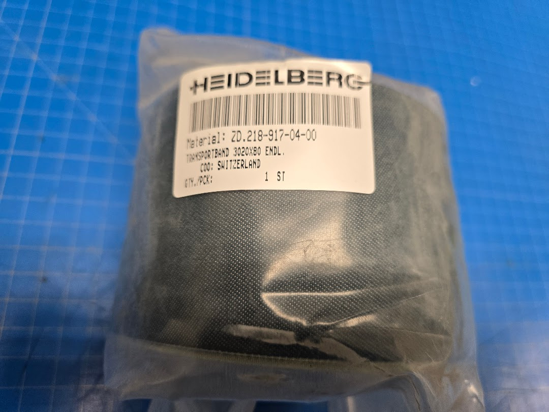 Heidelberg  RF78 Transport Band 3020 x 80 ZD.218-917-04-00