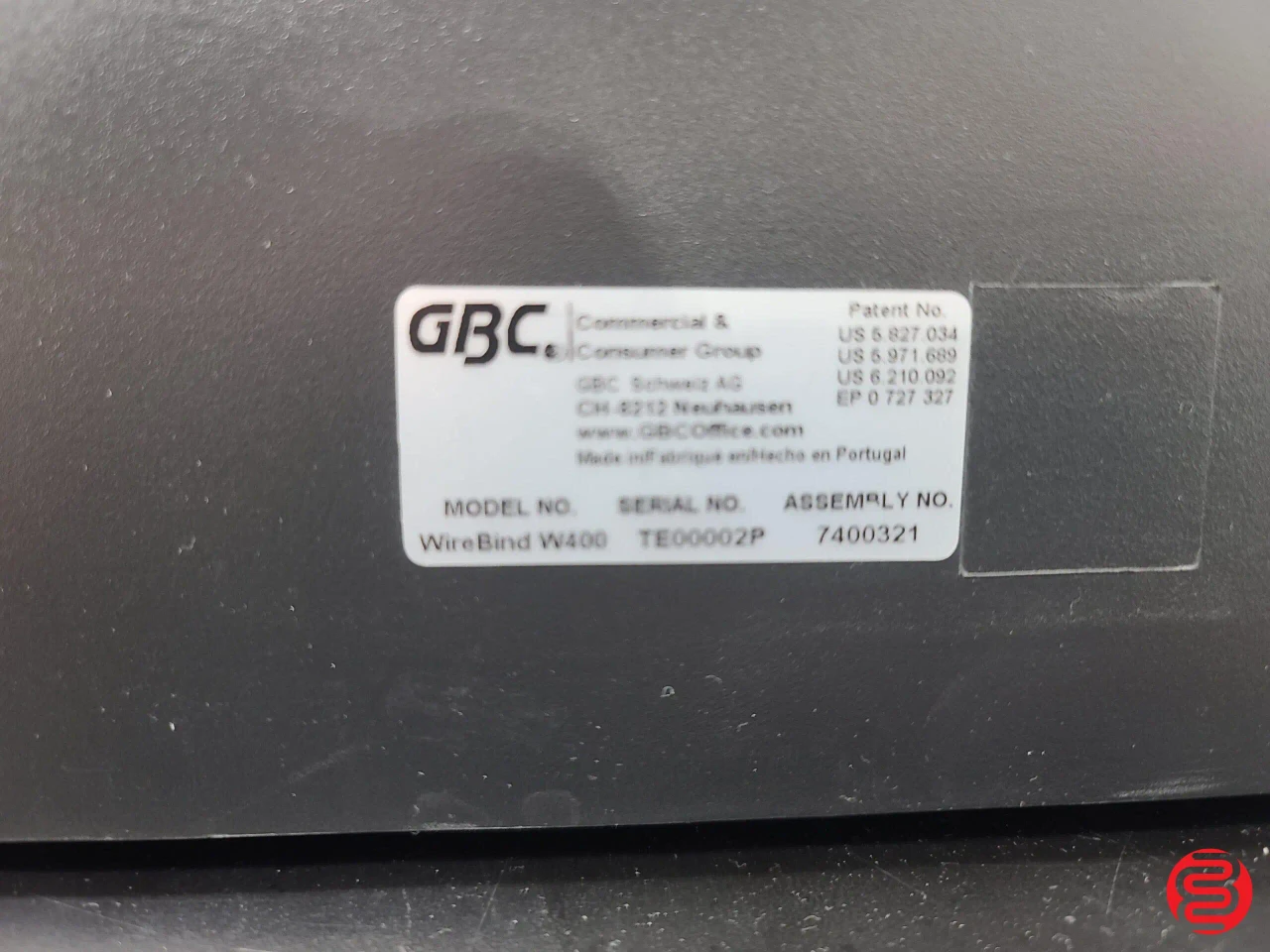 GBC Wirebind Binding Machine W400