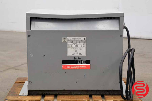 Rex Manufacturing  75 KVA Dry Type Transformer Primary 240Y x Secondary 208Y RC75CB