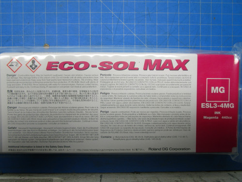 Roland Magenta Eco-Sol MAX Digital Ink- 440ml Cartridges ESL3-4MG P02-000953