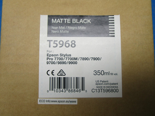 Matte Black EPSON Stylus Pro UltraChrome HDR Ink Cartridges for 7700/7890/7900/9700/9890/9900 (350 mL) P02-000967