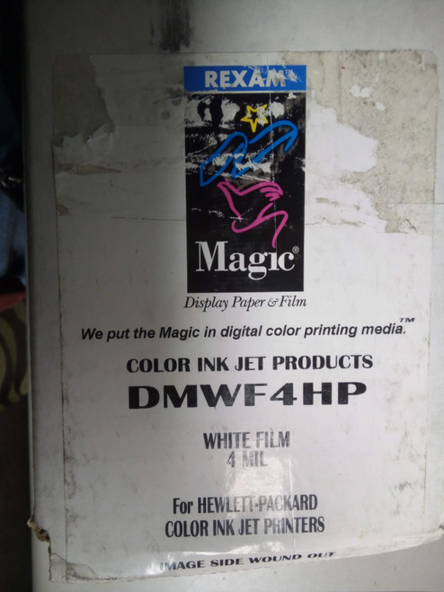Magic 36"x10' 4 mil White Film DMWF4HP