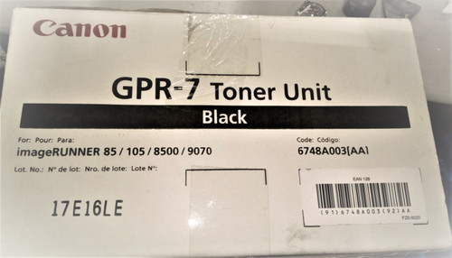 Canon GPR-7 High Yield Black Toners 6748A003AA (2 UNITS)