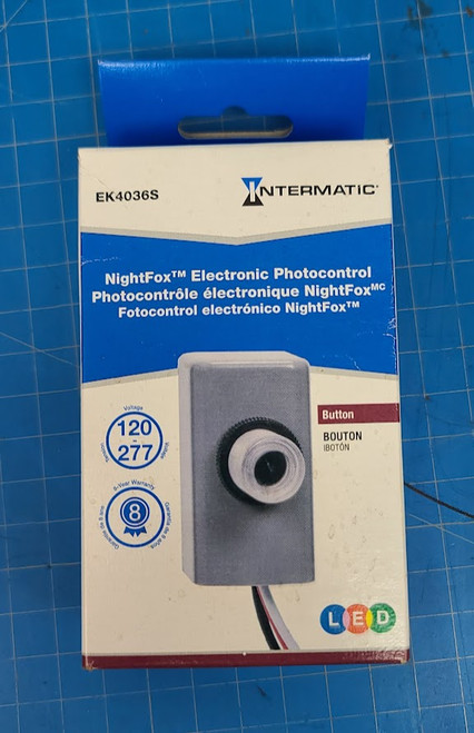 Intermatic Nightfox Electronic Photocontrol Button EK4036S