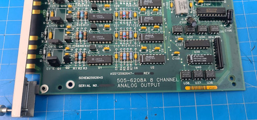 Siemens Texas Instrument 8 Channel Analog Output 505-6208A