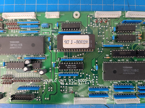 Duplo DC-10 Paper Connector Unit Circuit Board 9J7-80028