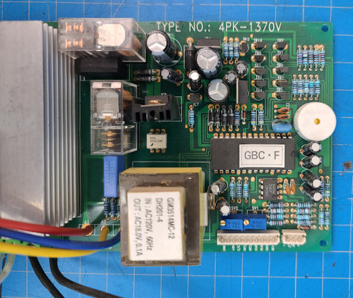 GBC Eagle 105 Laminating Machine Main Circuit Board 4PK-1370V 1720656