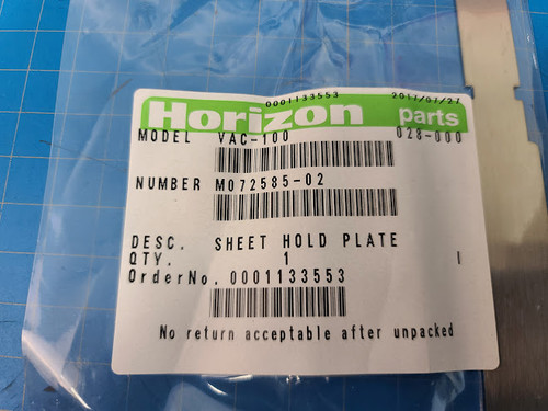 Horizon VAC-100 丁合機 基板 Parts By Manufacture - Horizon - VAC-100M - Boggs Equipment