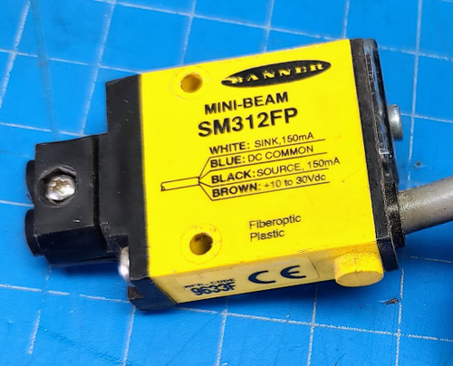 Banner Mini-Beam Fiber Optic Amplifier SM312FP