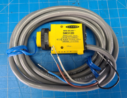 Banner Mini-Beam 380 MM Photoelectric Sensor SM312D