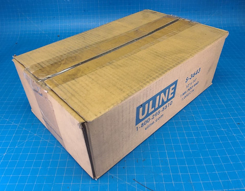 Uline 1000/Box 12 x 14" 1 Mil Poly Bag S-3643