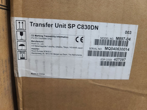 Ricoh Imaging Transfer Unit Type SP C830DN 407097