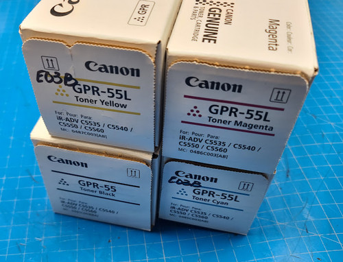 Canon iR-ADV C5535/C5540/C550/C5560 GPR-55 CYMK Toner
