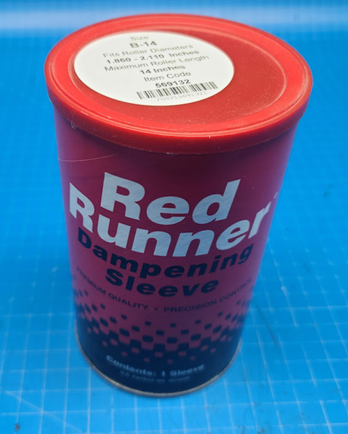 Red Runner Dampening Sleeve 1.86 - 2.11" Diameter 14" Length B-14 569132