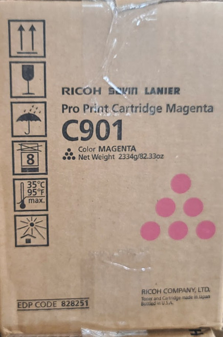 Ricoh Savin Lanier Pro Print Cartridge Magenta C901 828251