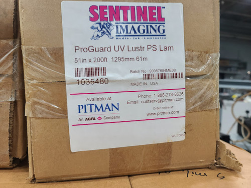 Sentinel Imaging ProGuard UV Lustr PS Laminating Film 51in x 200ft 1035480