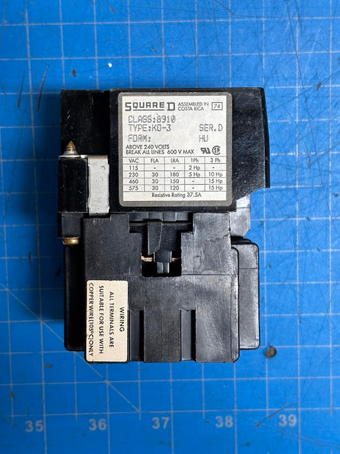Square D 240V Coil Contactor CL9998