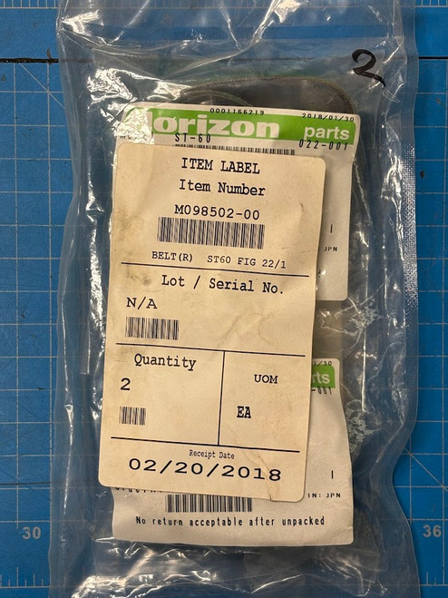 Horizon ST-60 2x Drive Belts 022-001 M098502-00