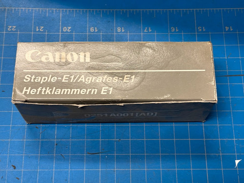 Canon E1 Staple Cartridge 0251A001(AD) Box of 3 Cartridges