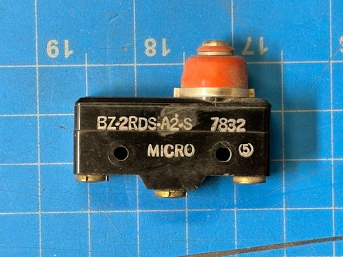 Honeywell 125V 15A Micro Limit Switch BZ-2RDS-A2-S