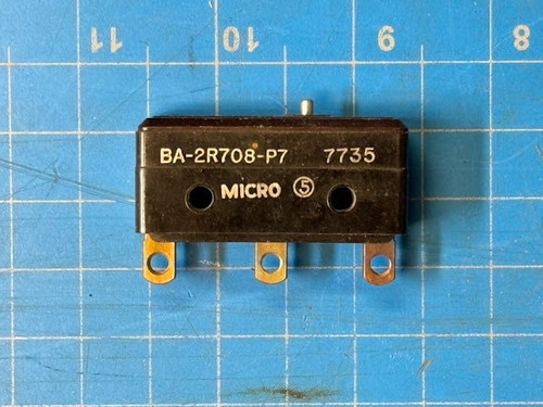 Honeywell 125VAC 20A Micro Limit Switch BA-2R708-P7