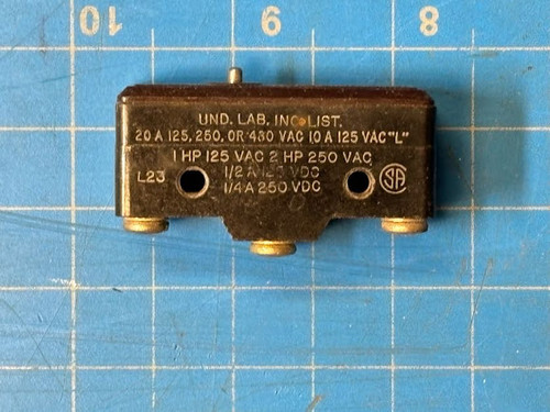 Honeywell 125VAC 20A Micro Limit Switch BA-2RT