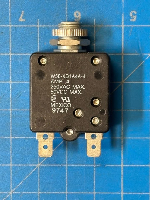 Potter & Brumfield 4V 250VAC Thermal Circuit Breaker W58-XB1A4A-4