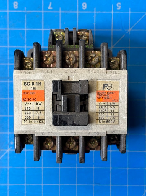 Fuji Electric 32A 690V Magnetic Contactor SC-5-1H