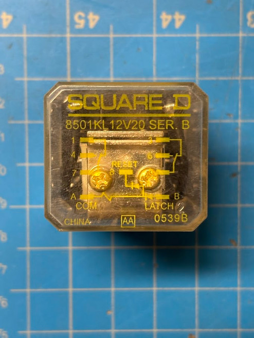 Square D 120V 50/60Hz Ser B Relay 8501KL12V20