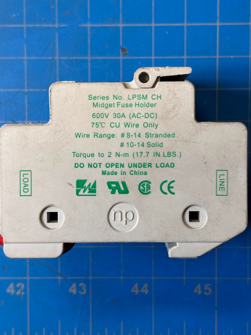 Littelfuse 600V 30A Relay Fuse Holder POWR-SAFE