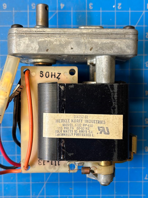 Merkle-Korff Industries 115V 95A Auger Motor  3732UP-450
