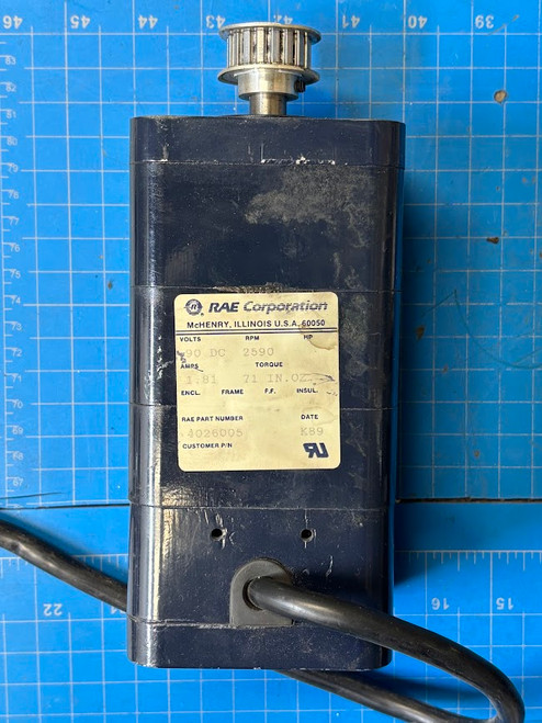 Baum Folder Ultrafold Rae Corp 1.8A 90VDC 2590RPM DC Motor 4026005