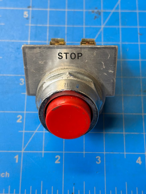 Furnas Series B Red Emergency Stop Push Button with Contact Block 52PA8