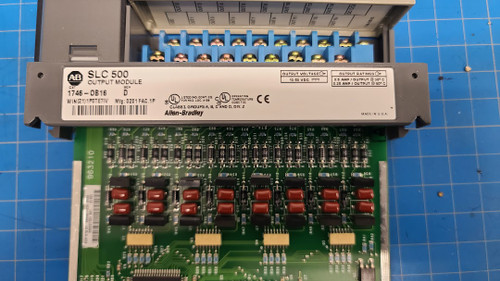 Allen Bradley SLC500 Input Module 1746-OB16 Series D
